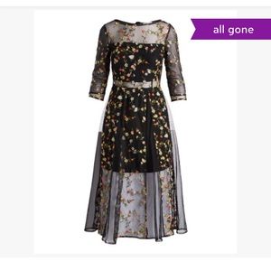 Lucy Paris floral midi dress